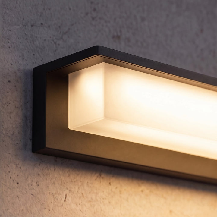 Modern Solar Outdoor Wall Lamp Weatherproof Metal Acrylic Adjustable LED Light