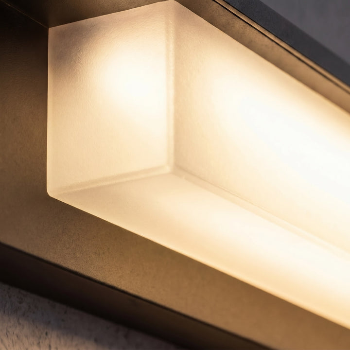 Modern Solar Outdoor Wall Lamp Weatherproof Metal Acrylic Adjustable LED Light