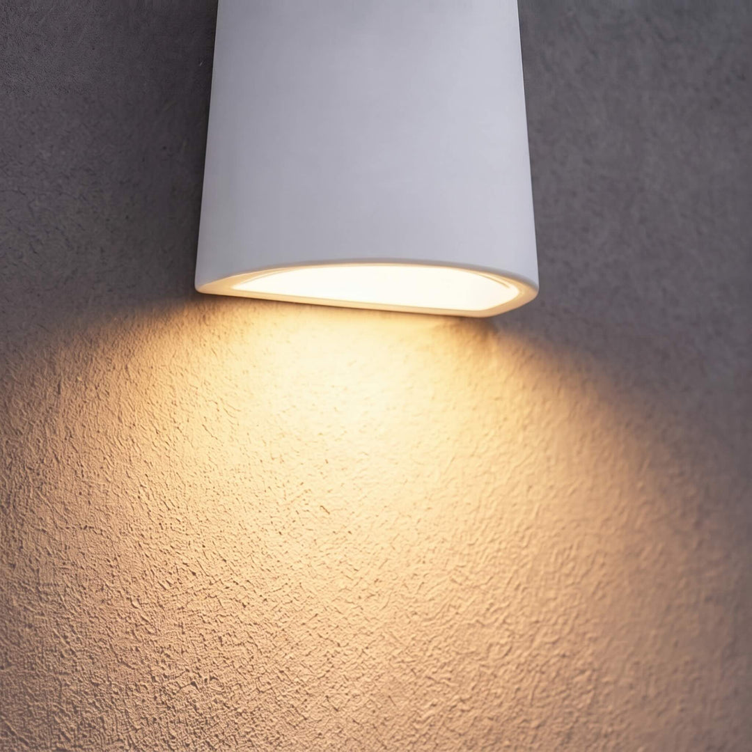 Modern Outdoor Wall Lantern Waterproof Metal and Acrylic LED Wall Light Fixture