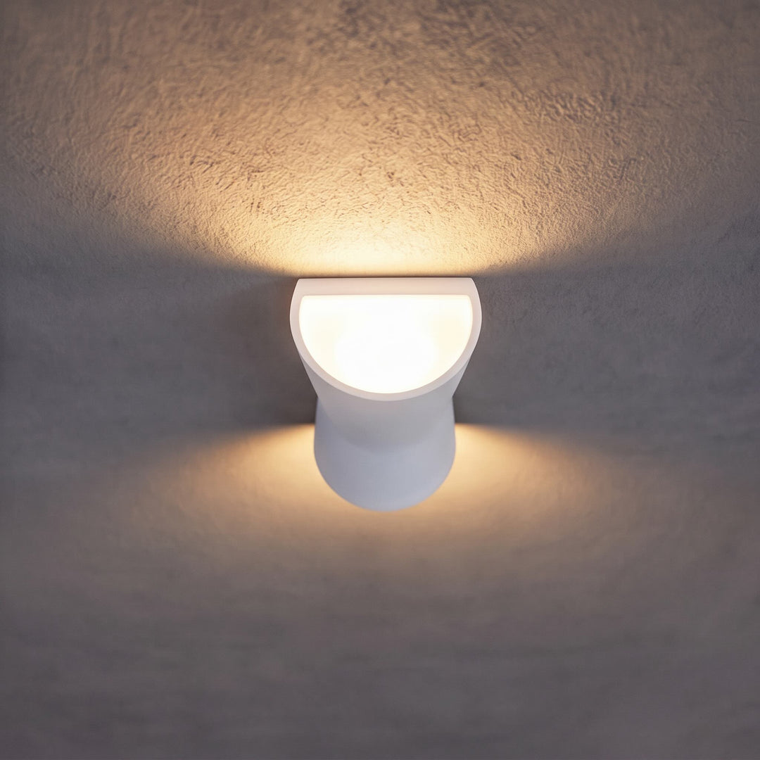 Modern Outdoor Wall Lantern Waterproof Metal and Acrylic LED Wall Light Fixture