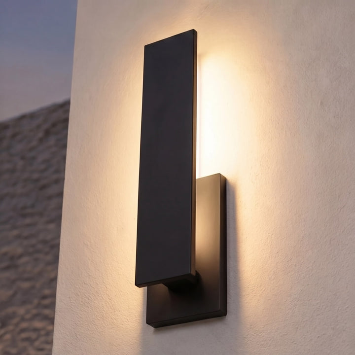 Modern Outdoor Wall Light Wall Mounted Weatherproof Aluminum LED Adjustable Design