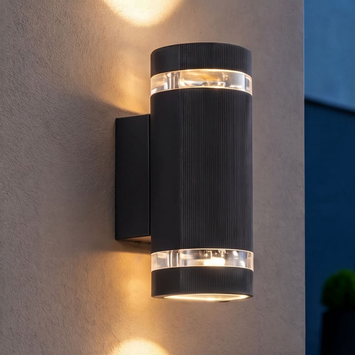 Modern Up Down Outdoor Wall Light Sconce Waterproof Aluminum LED 12W Warm White 3000K