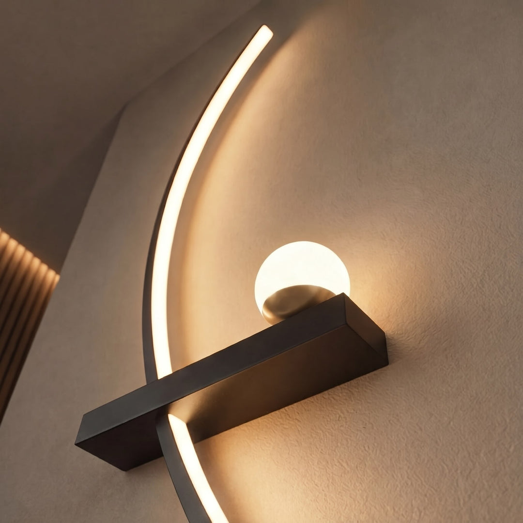 Modern LED Wall Light Adjustable Dimmable Iron Sconce with Silicone Shade