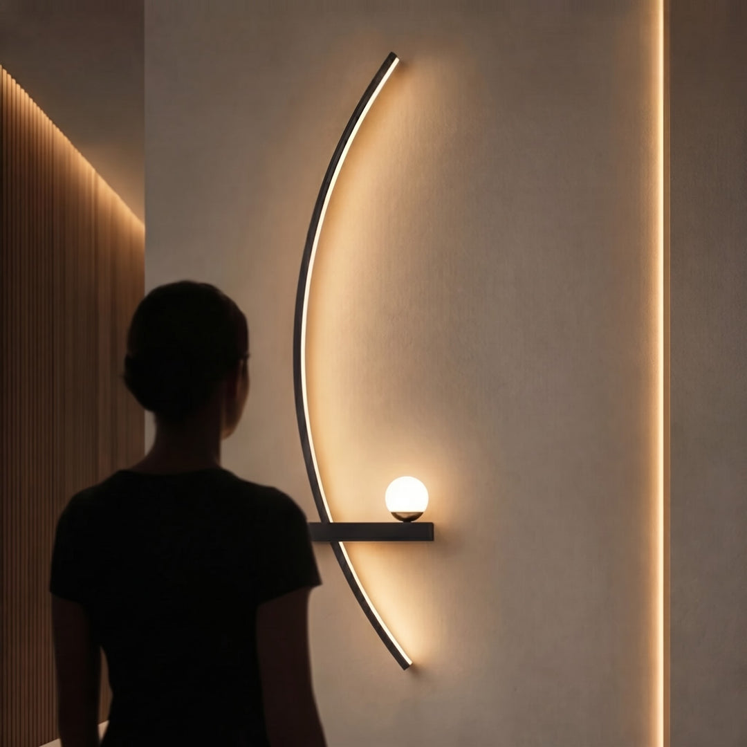 Modern LED Wall Light Adjustable Dimmable Iron Sconce with Silicone Shade