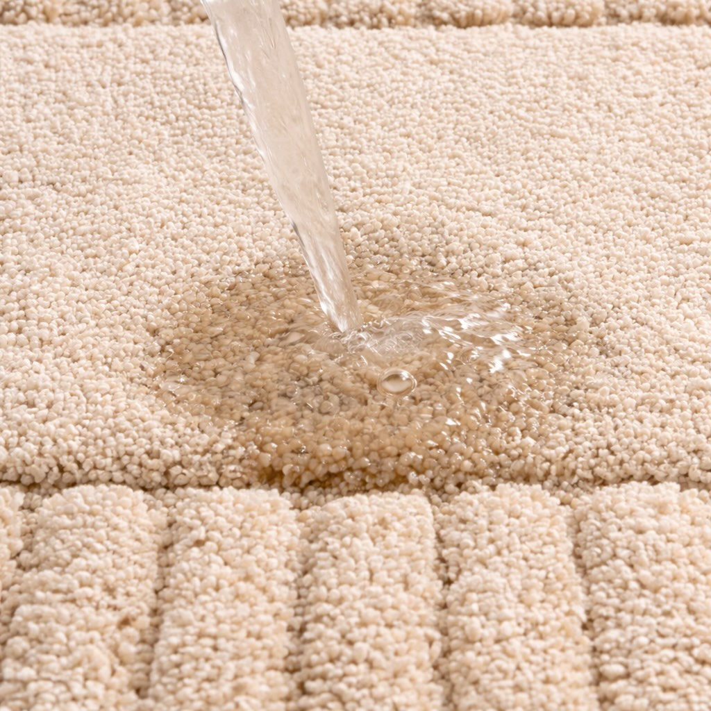 Modern Stripe Bath Mat Soft Flocked Surface Non Slip Quick Drying for Bathroom Kitchen