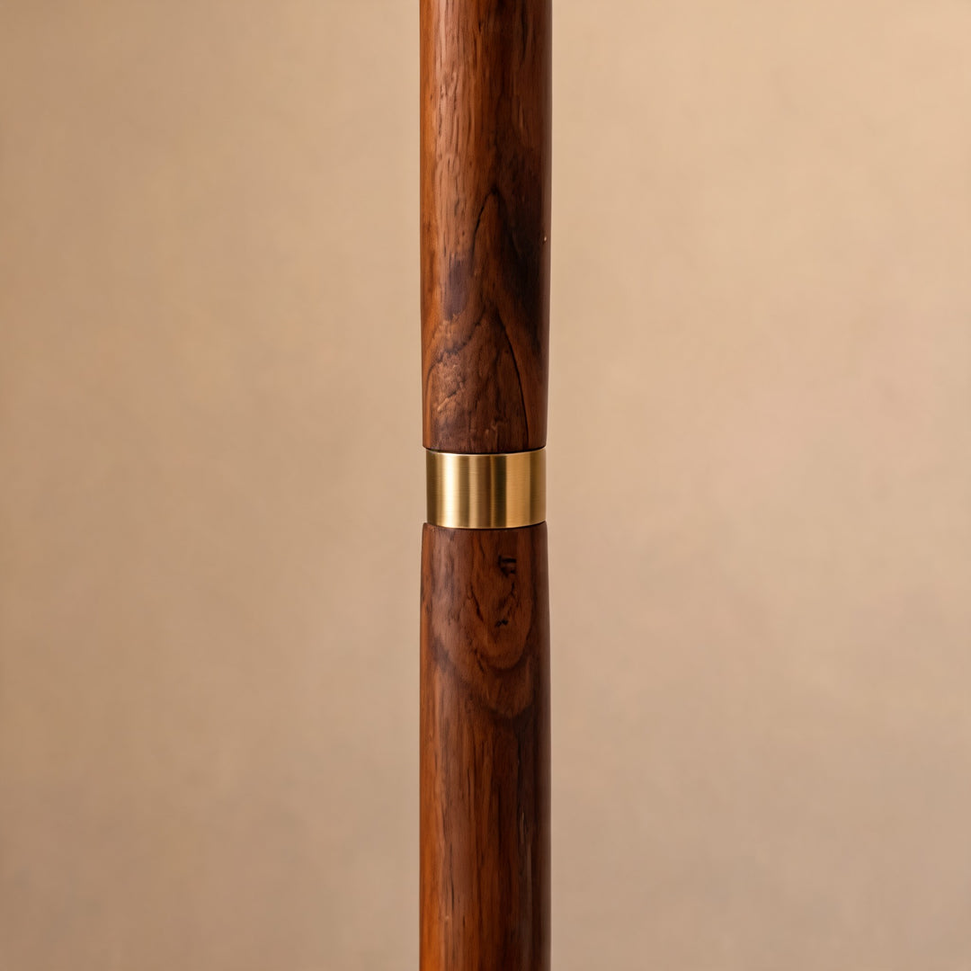 Modern Black Floor Lamp with Adjustable Height Metal Base and Energy-Efficient LED Light