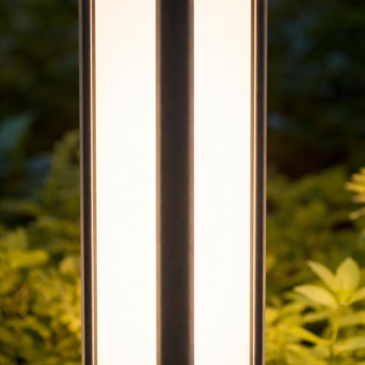 Modern Cylindrical Bollard Light Outdoor LED Waterproof Aluminum 3000K For Pathway Illumination