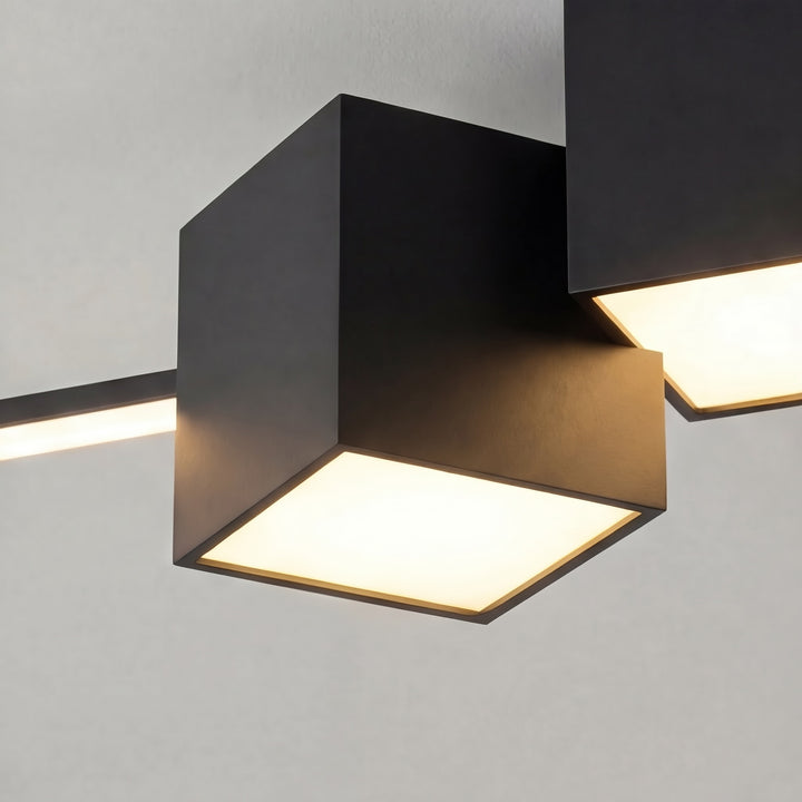 Modern Minimalist Flush Mount Ceiling Light LED Iron Acrylic Dimmable 3200 Lumens 32W 3000K-6000K