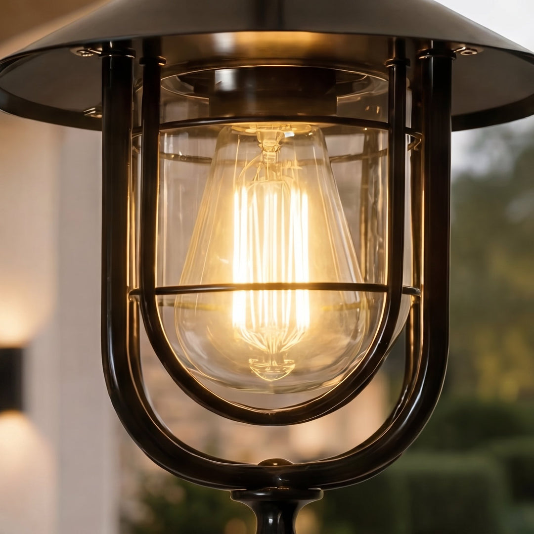 Vintage Rustic Outdoor Hanging Pendant Light Adjustable Die-Cast Aluminum LED Waterproof