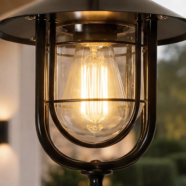 Vintage Rustic Outdoor Hanging Pendant Light Adjustable Die-Cast Aluminum LED Waterproof