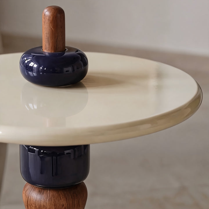 Scandinavian Style Modular Side Table Lightweight Wooden Accent Table with Versatile Design