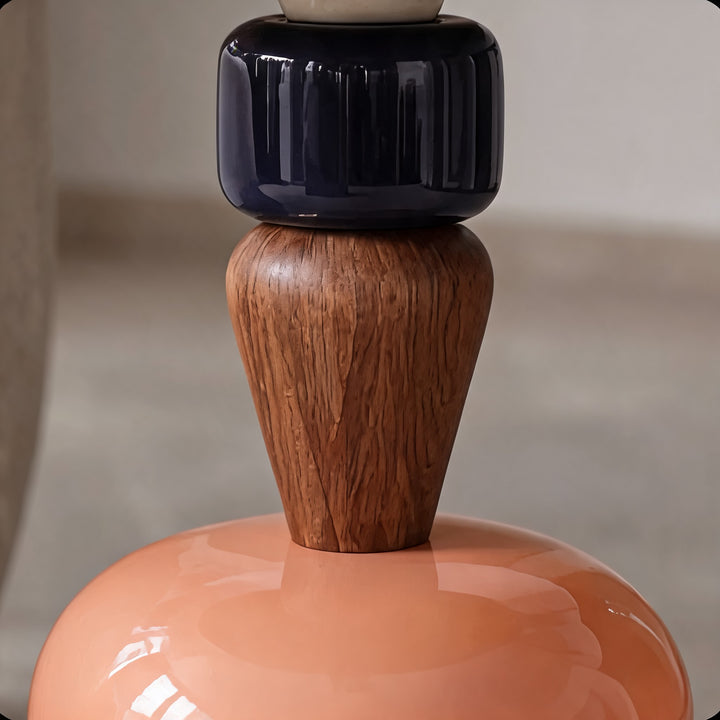 Scandinavian Style Modular Side Table Lightweight Wooden Accent Table with Versatile Design