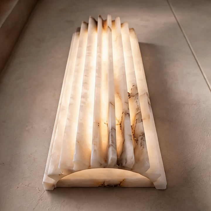 Modern Wall Light Alabaster Wall Mounted Sconce LED Indoor Fixture Hardwired