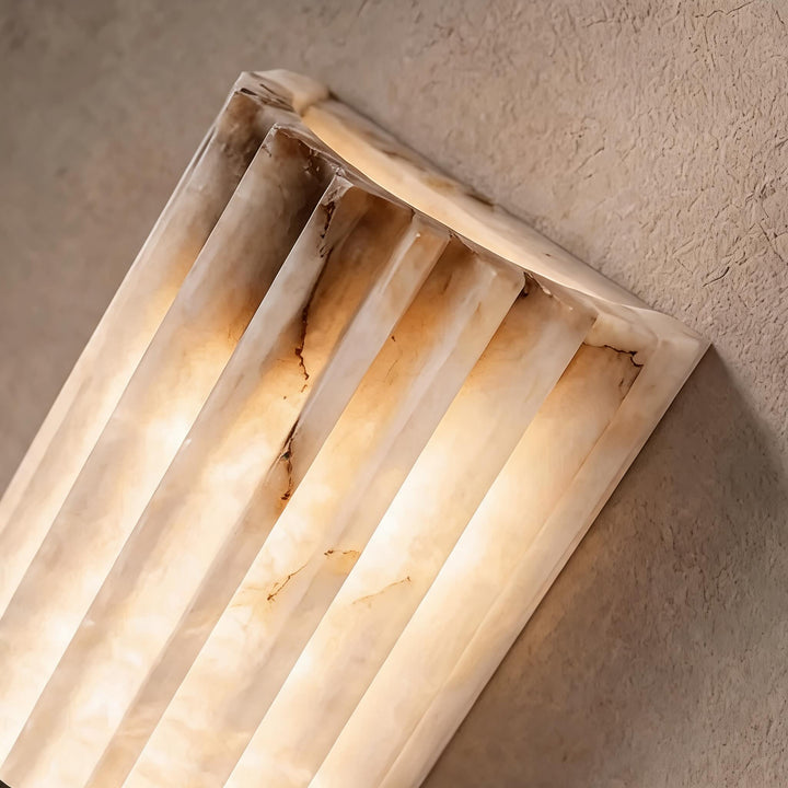 Modern Wall Light Alabaster Wall Mounted Sconce LED Indoor Fixture Hardwired