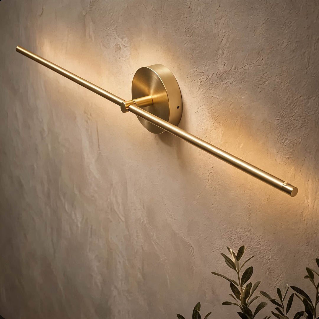 Modern Wall Light Sconce Metal Adjustable LED Linear Design Warm Cool Light Options