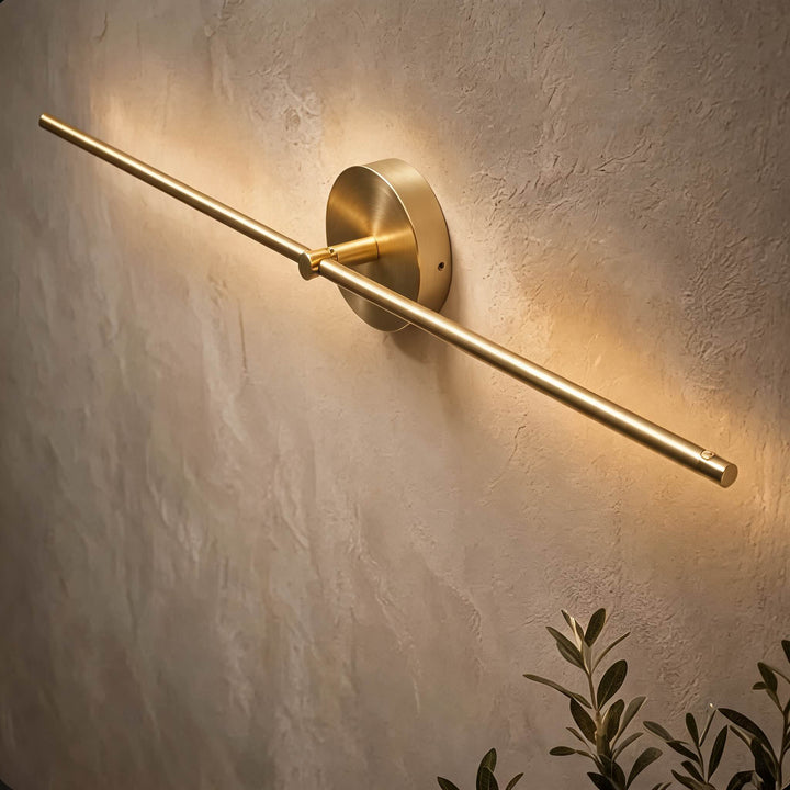 Modern Wall Light Sconce Metal Adjustable LED Linear Design Warm Cool Light Options