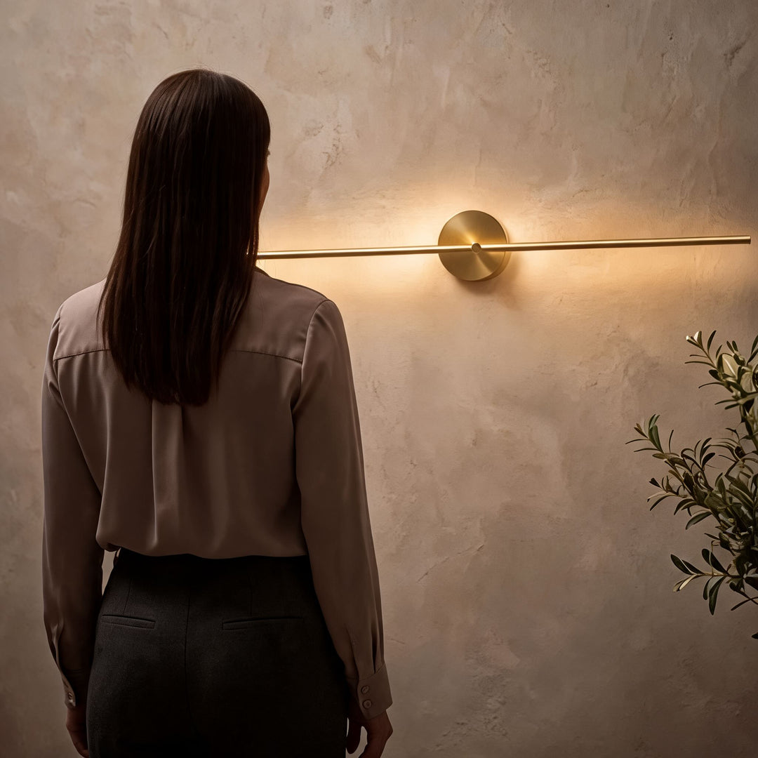 Modern Wall Light Sconce Metal Adjustable LED Linear Design Warm Cool Light Options