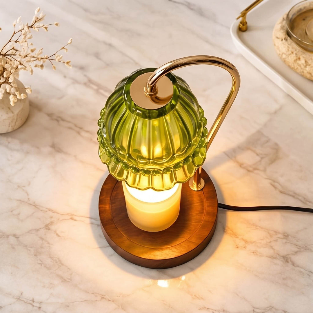 Modern Wax Melting Lamp Wall Mounted Halogen Light Adjustable Dimmer AC Powered 90-260V