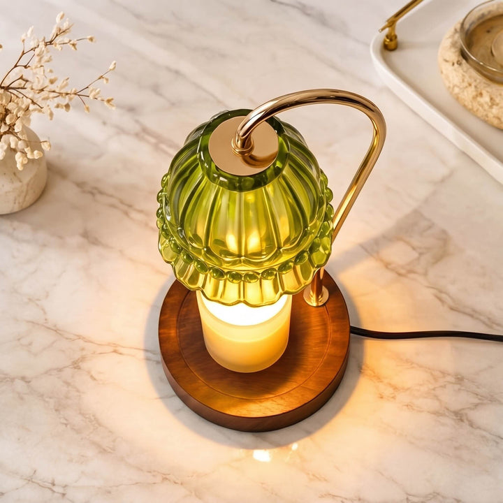 Modern Wax Melting Lamp Wall Mounted Halogen Light Adjustable Dimmer AC Powered 90-260V