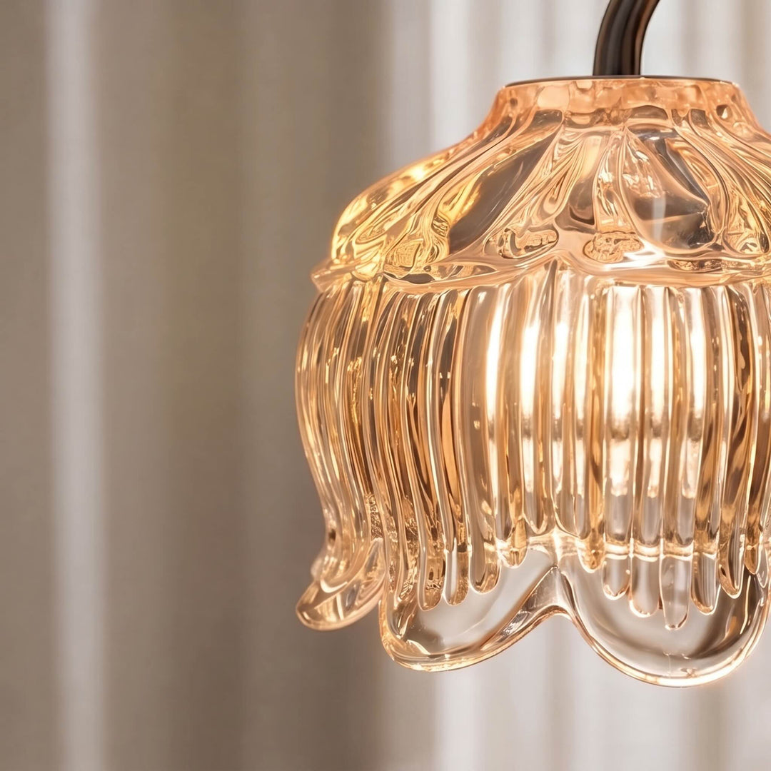 Modern Glass Candle Warmer Lamp Adjustable Dimmer LED Light for Cozy Ambiance and Safe Fragrance