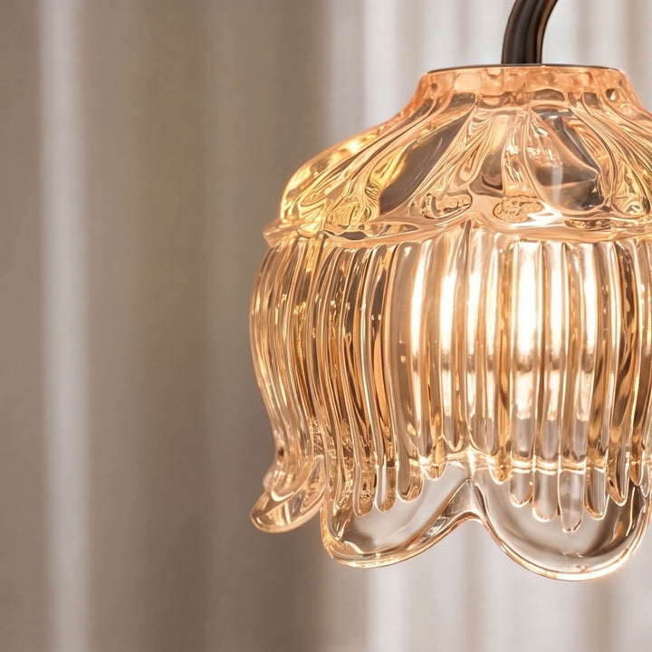 Modern Glass Candle Warmer Lamp Adjustable Dimmer LED Light for Cozy Ambiance and Safe Fragrance
