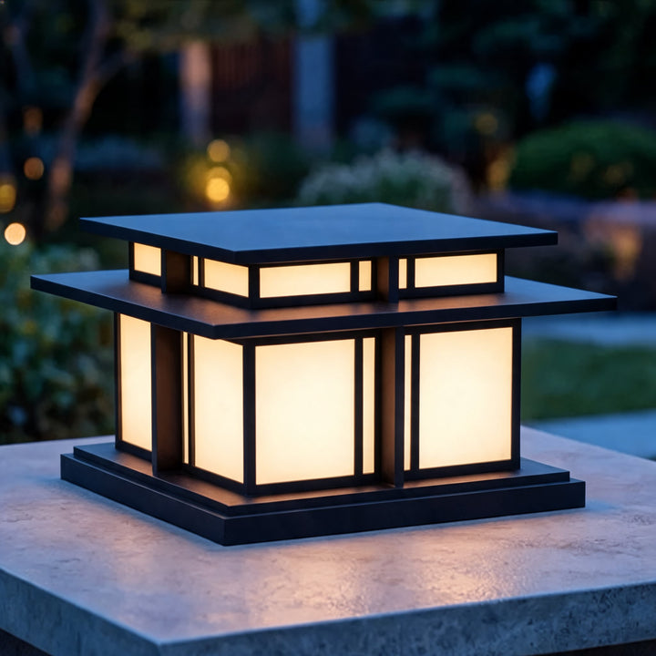 Modern Outdoor Wall Light Waterproof Metal Acrylic Adjustable LED for Gardens and Pathways