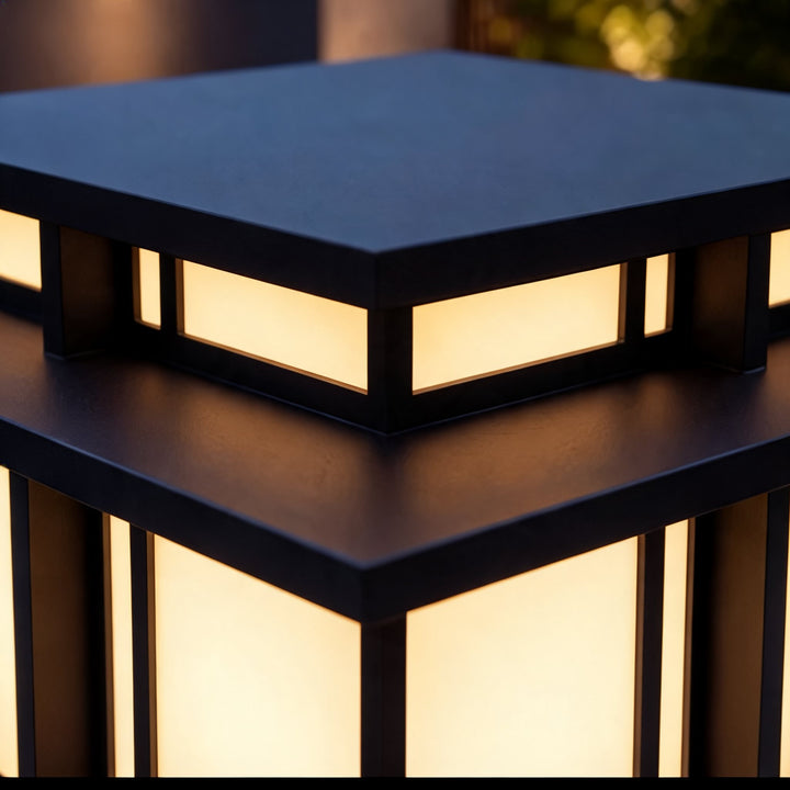 Modern Outdoor Wall Light Waterproof Metal Acrylic Adjustable LED for Gardens and Pathways