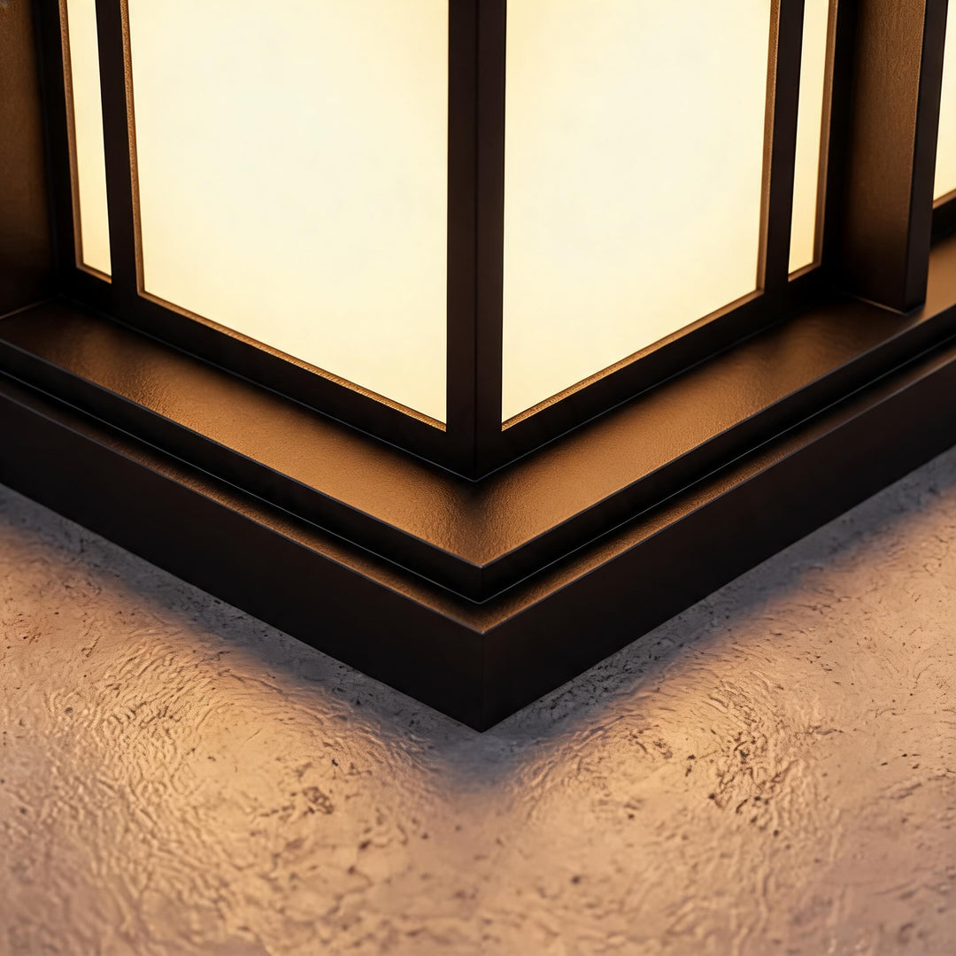 Modern Outdoor Wall Light Waterproof Metal Acrylic Adjustable LED for Gardens and Pathways