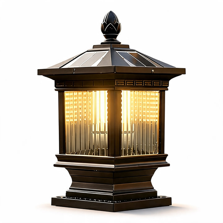 Modern Solar Garden Light Wall Mounted Die-Cast Aluminum Adjustable Dimmable LED Waterproof