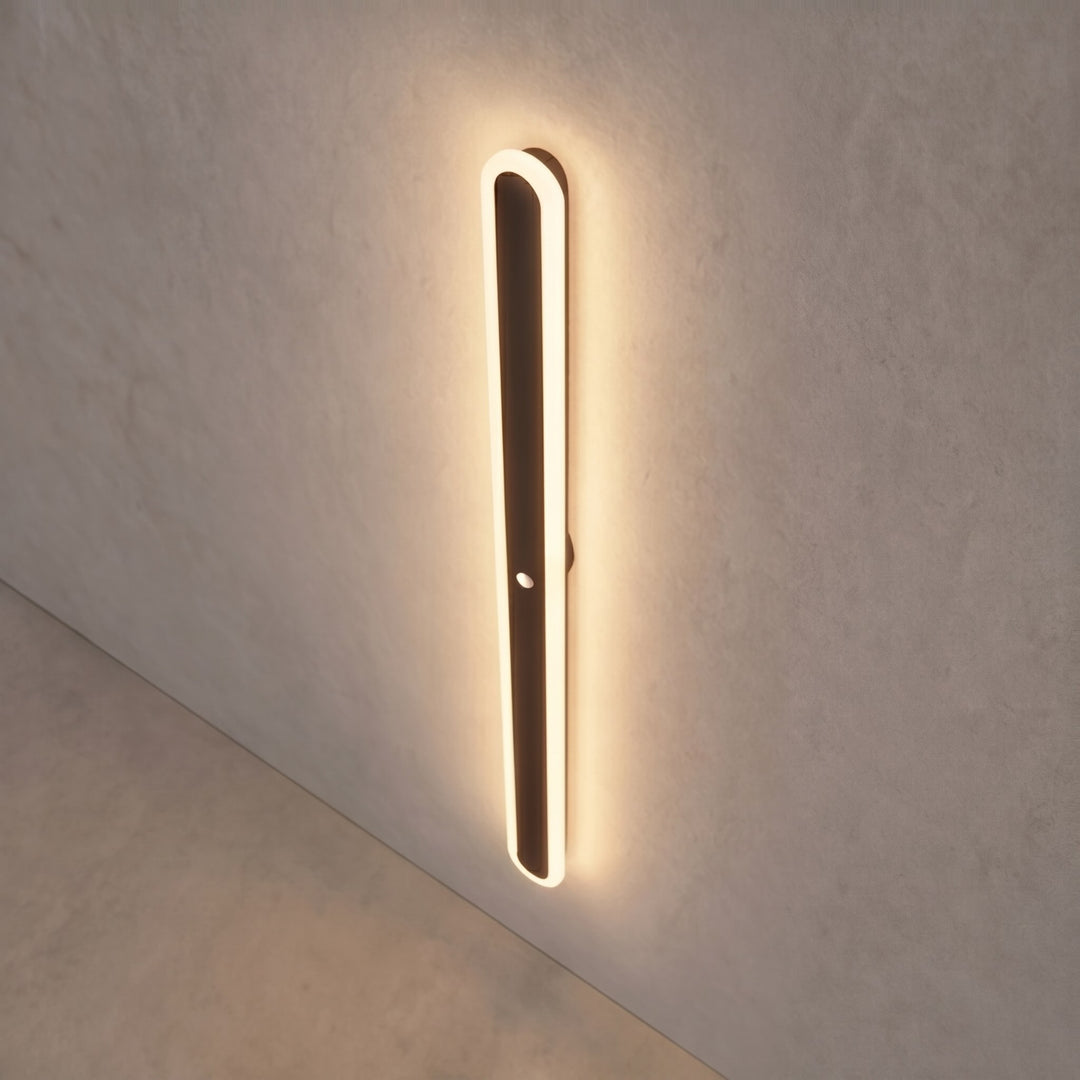 Modern Minimalist Outdoor Wall Lamp Wall Mounted Metal IP65 Weatherproof Dimmable LED Lighting