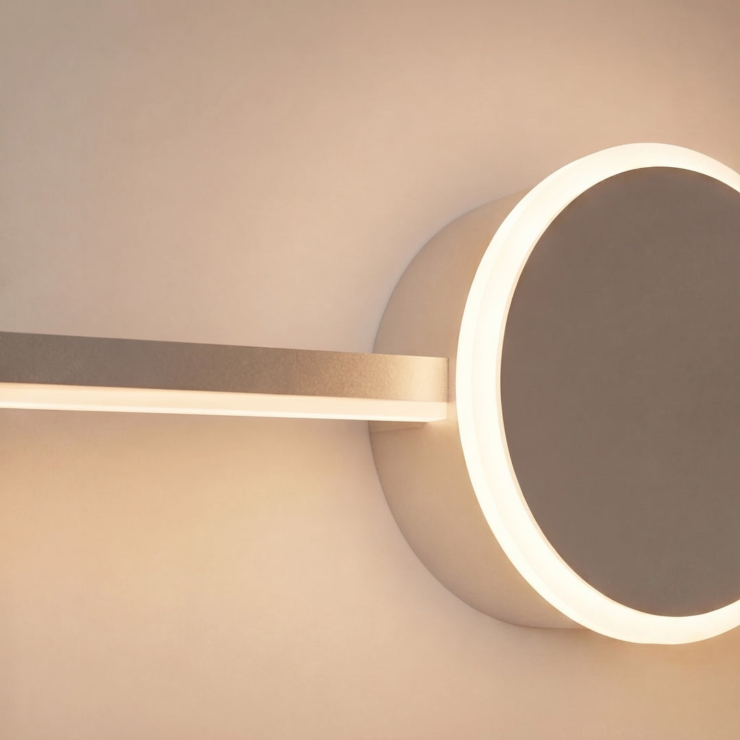 Modern Wall Light Bathroom Sconce Adjustable LED Aluminum Acrylic 3 Color Temperature
