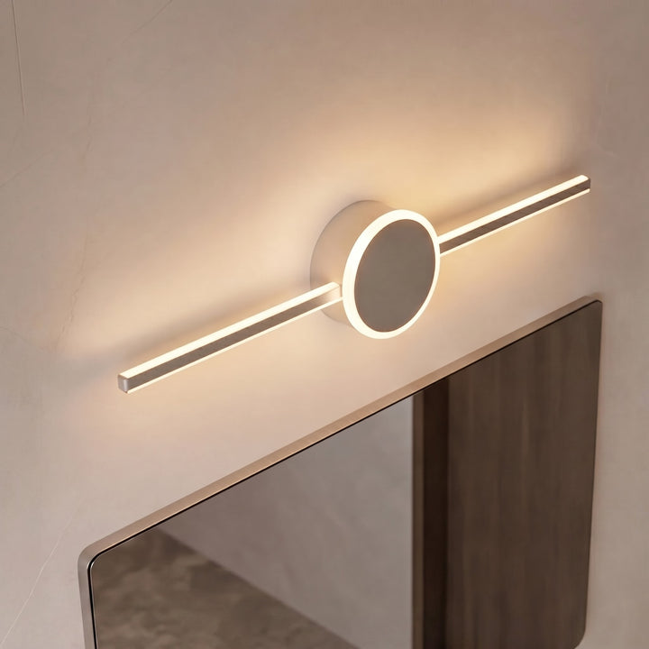 Modern Wall Light Bathroom Sconce Adjustable LED Aluminum Acrylic 3 Color Temperature