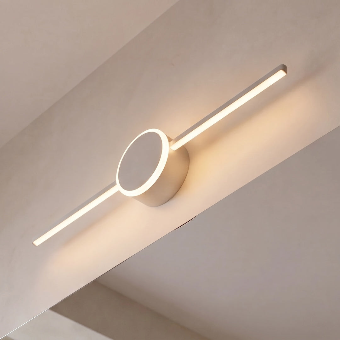 Modern Wall Light Bathroom Sconce Adjustable LED Aluminum Acrylic 3 Color Temperature