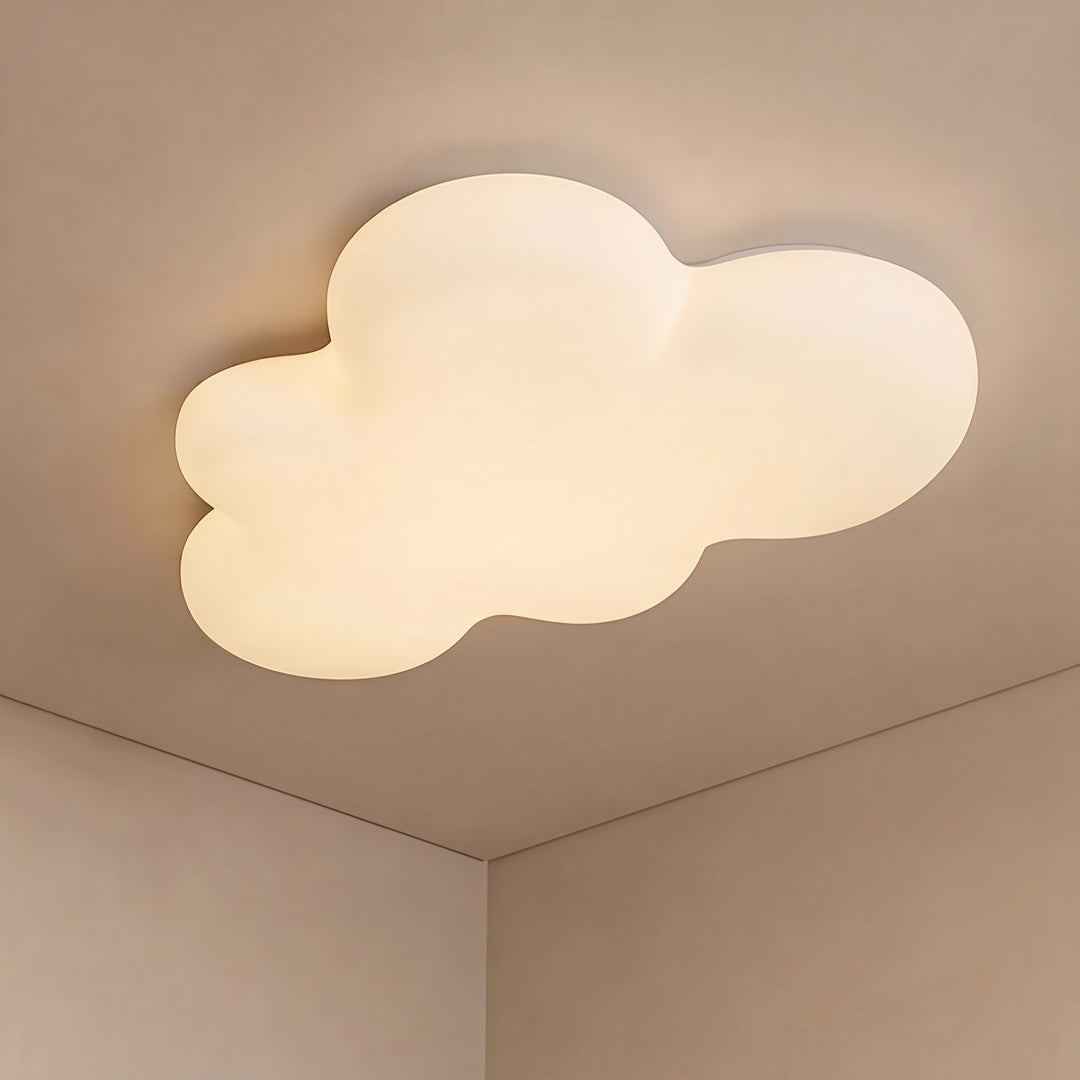 Modern Cartoon Ceiling Light Flush Mount Iron Frame LED Adjustable Color Temperature 50W