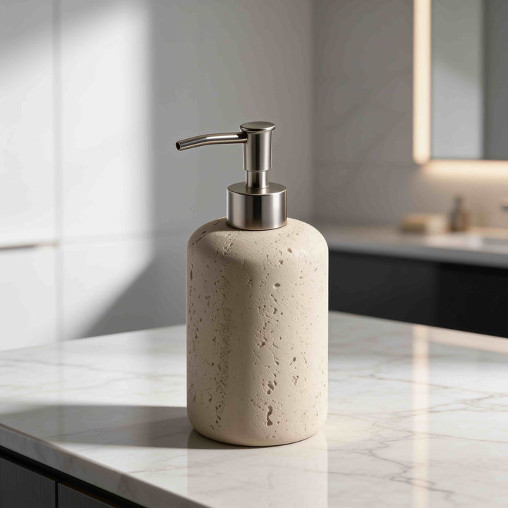 Minimalist Decorative Tray Sandstone Accent for Bathroom Vanity and Home Decor