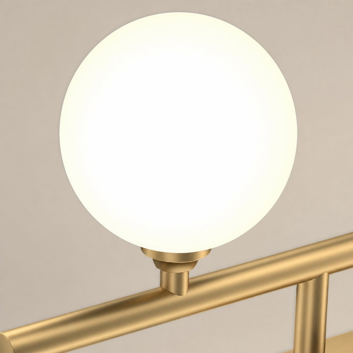 Modern LED Bathroom Vanity Light Bar Wall Mounted Copper with Adjustable Color Temperature