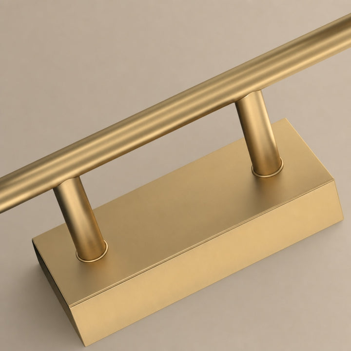 Modern LED Bathroom Vanity Light Bar Wall Mounted Copper with Adjustable Color Temperature