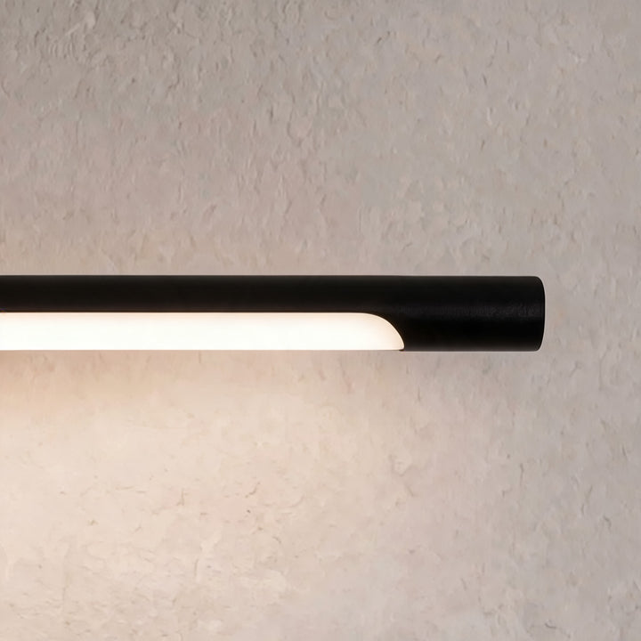 Modern Bathroom Vanity Light Bar Wall Mounted Black Acrylic LED Fixture for Soft Illumination