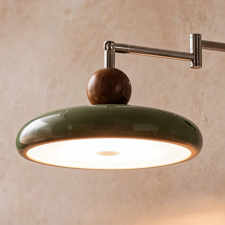 Modern Wall Sconce Lighting with Adjustable Arm and Metal Shade for Versatile Plug-in Use