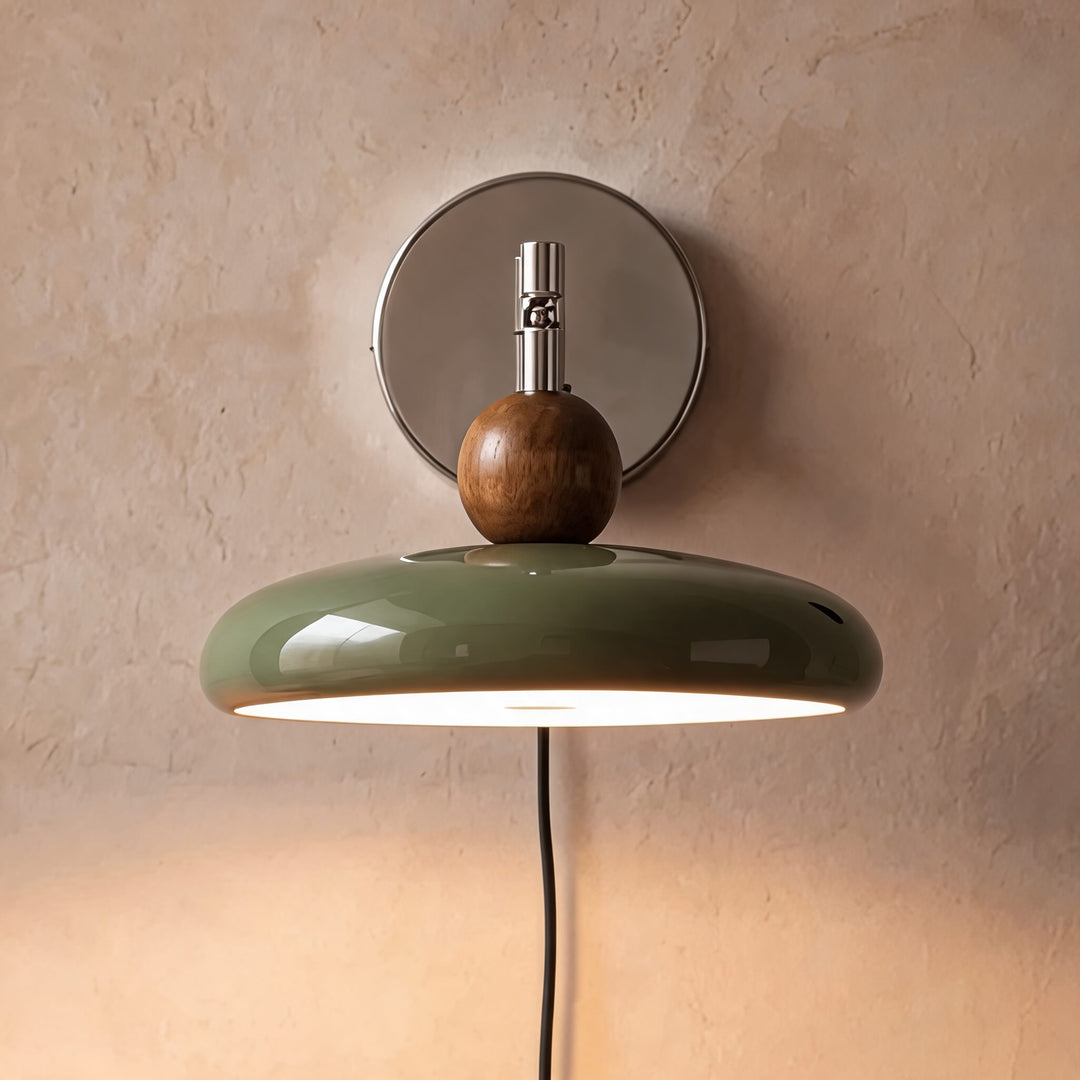 Modern Wall Sconce Lighting with Adjustable Arm and Metal Shade for Versatile Plug-in Use