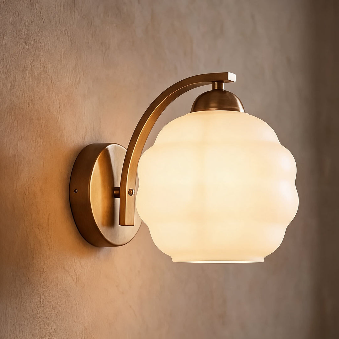 Modern Wall Light Adjustable Sconce Light Metal Glass E26/E27 Base Dimmable Warm Ambience
