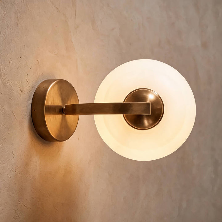 Modern Wall Light Adjustable Sconce Light Metal Glass E26/E27 Base Dimmable Warm Ambience