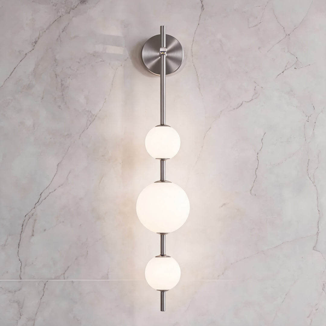 Modern Wall Light Sconce Glass Shade Wall Mounted Adjustable LED Fixture