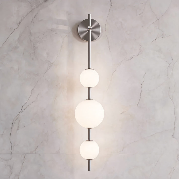 Modern Wall Light Sconce Glass Shade Wall Mounted Adjustable LED Fixture