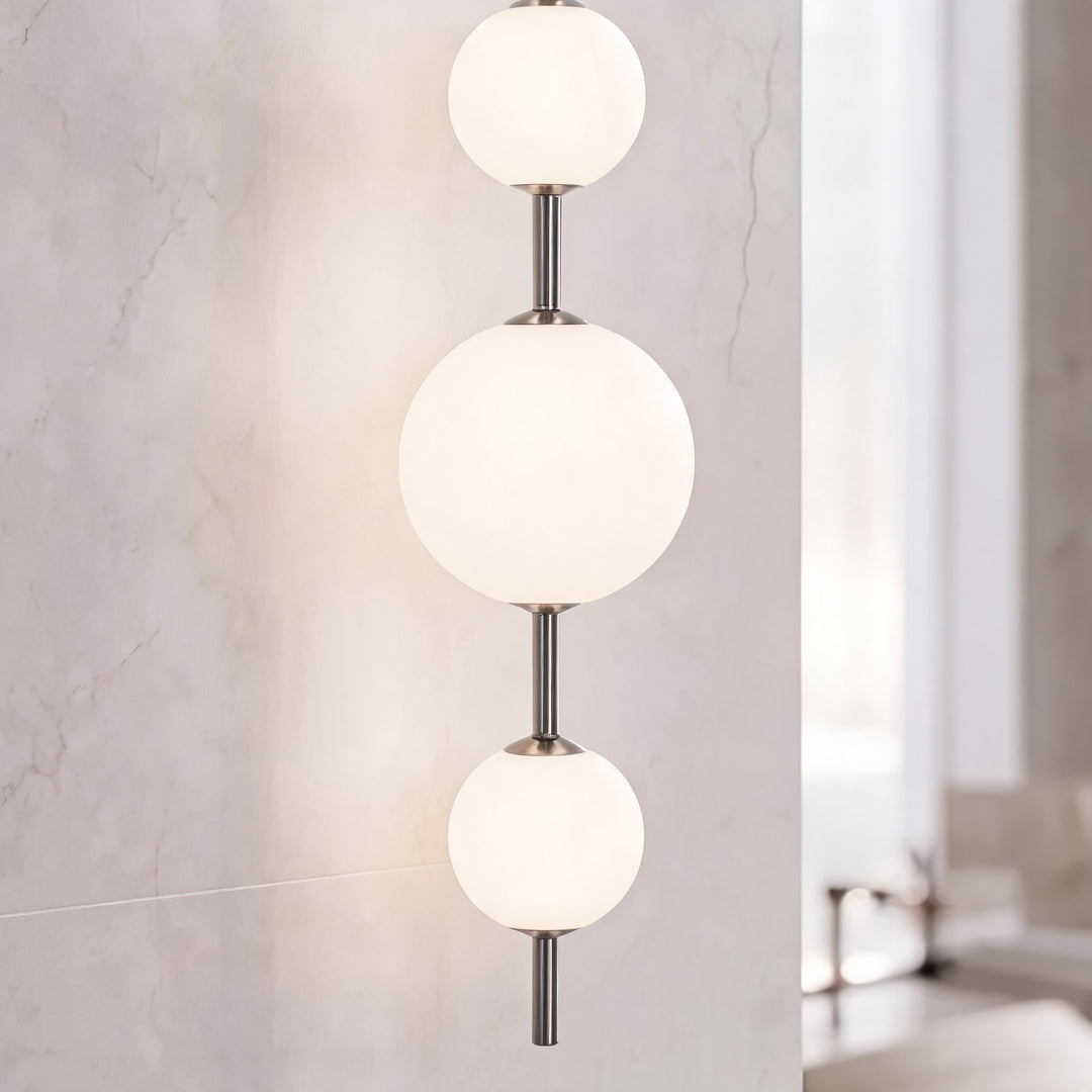 Modern Wall Light Sconce Glass Shade Wall Mounted Adjustable LED Fixture