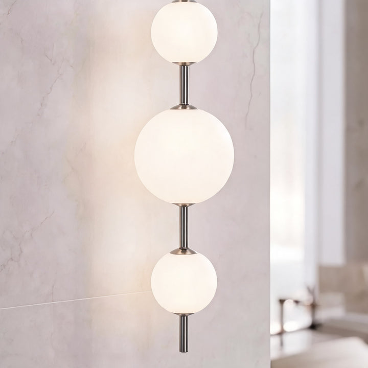 Modern Wall Light Sconce Glass Shade Wall Mounted Adjustable LED Fixture