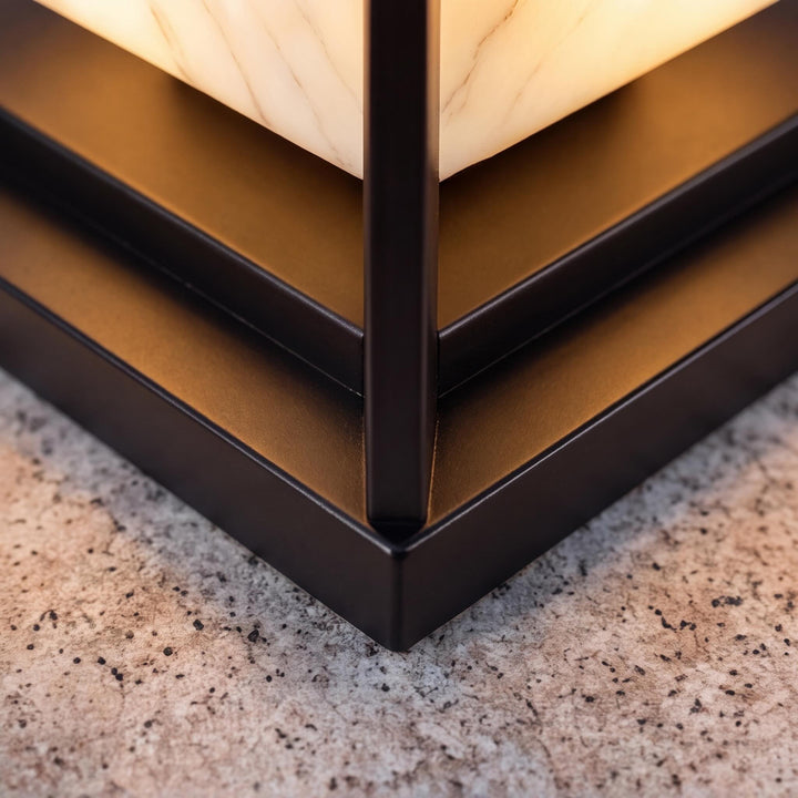 Solar Garden Light Modern Pillar Adjustable Height Stainless Steel LED Tri-Color Outdoor Lights