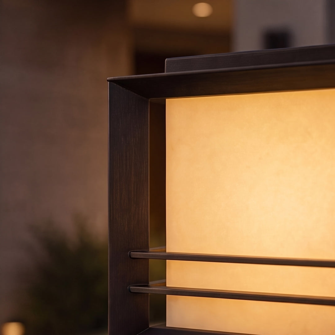 Modern Solar Garden Lights Outdoor Stainless Steel Pillar Light with Tri-Color LED and IP65 Waterproof Rating