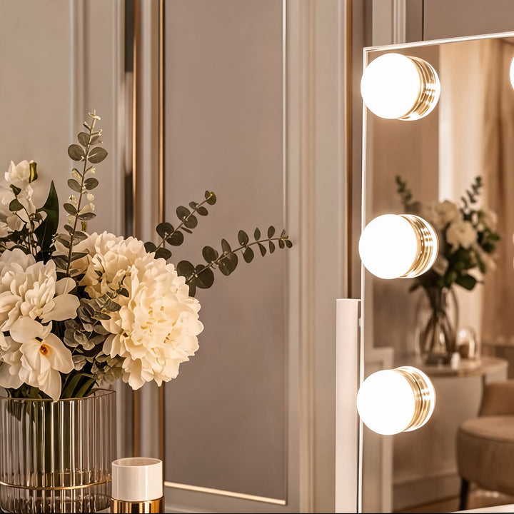 Hollywood Vanity Mirror with Lights Dimmable LED Bulbs 360° Rotating Touch Sensor