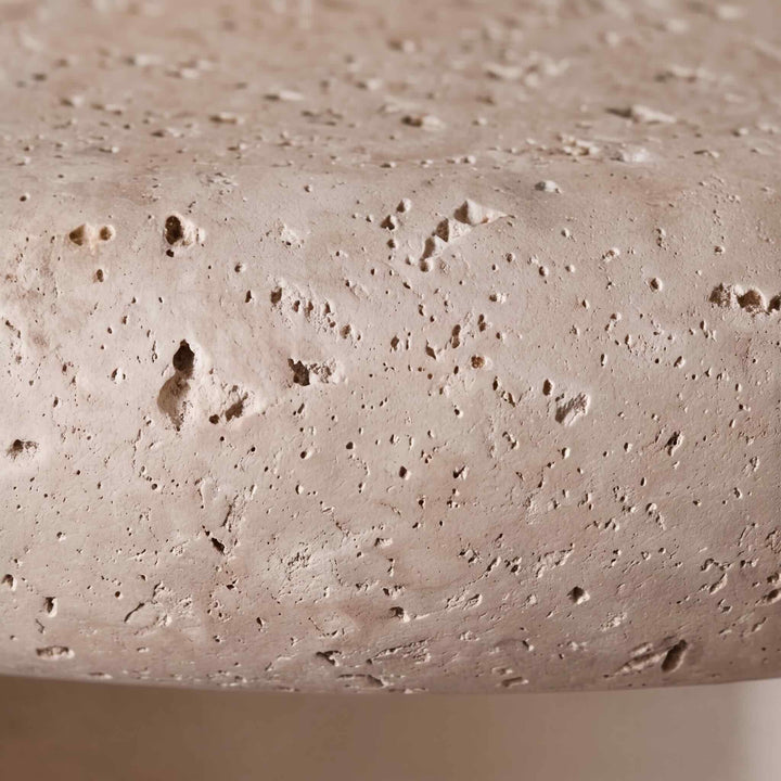 Modern Pendant Lamp Hanging Travertine Stone Finish LED Kitchen Pendant Lighting 30cm